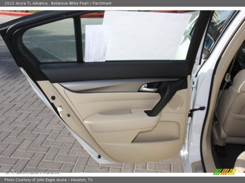 Bellanova White Pearl / Parchment 2013 Acura TL Advance