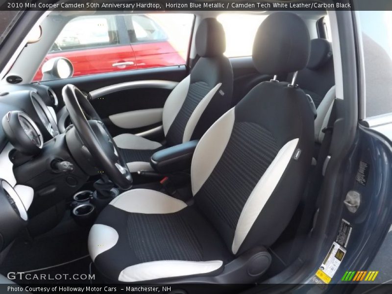 Horizon Blue Metallic / Camden Tech White Leather/Carbon Black 2010 Mini Cooper Camden 50th Anniversary Hardtop