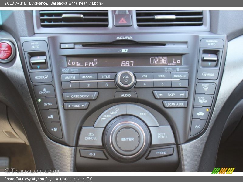 Bellanova White Pearl / Ebony 2013 Acura TL Advance