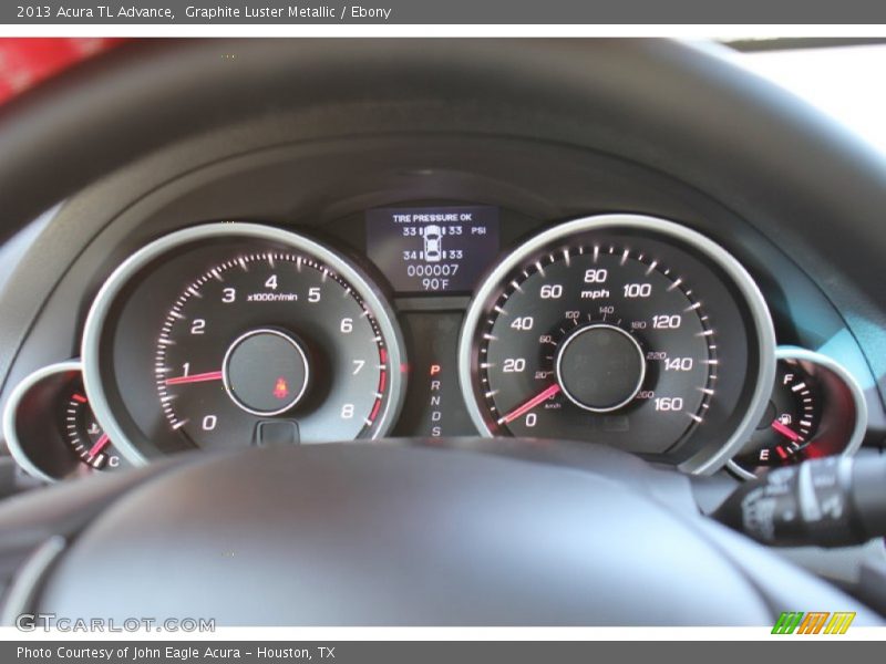 Graphite Luster Metallic / Ebony 2013 Acura TL Advance