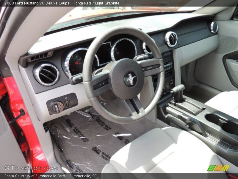 Torch Red / Light Graphite 2008 Ford Mustang V6 Deluxe Coupe