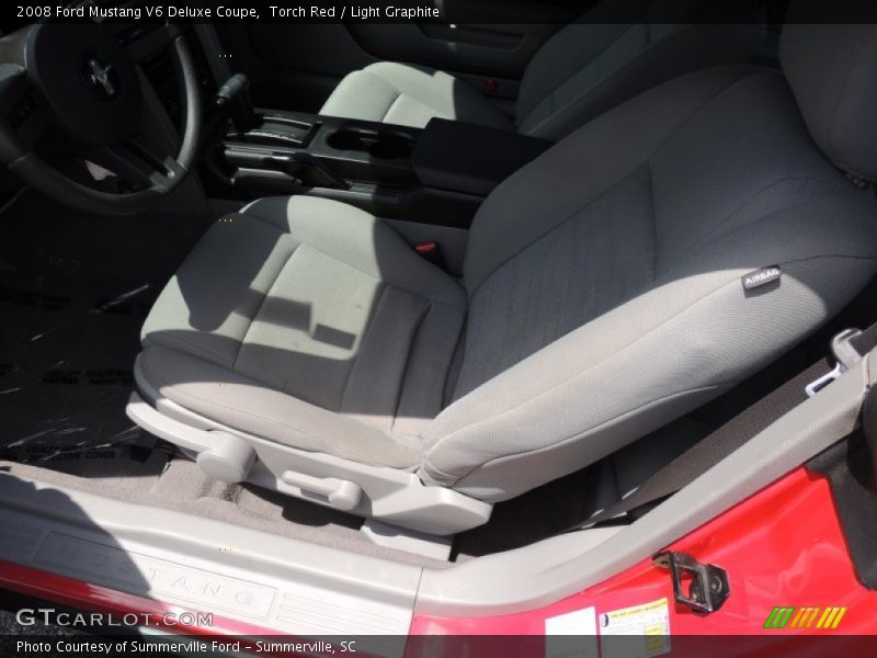 Torch Red / Light Graphite 2008 Ford Mustang V6 Deluxe Coupe