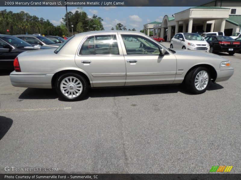 Smokestone Metallic / Light Camel 2009 Mercury Grand Marquis LS