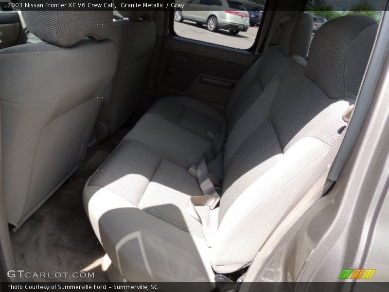 Granite Metallic / Gray 2003 Nissan Frontier XE V6 Crew Cab