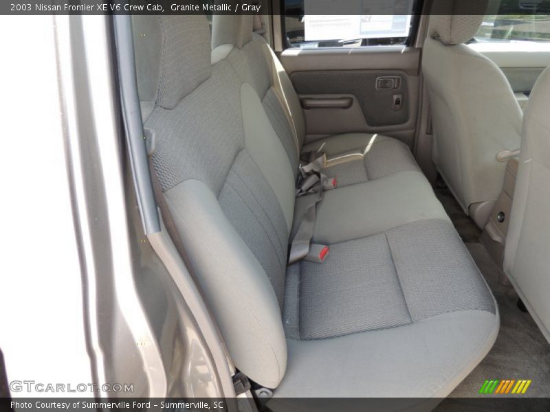 Granite Metallic / Gray 2003 Nissan Frontier XE V6 Crew Cab
