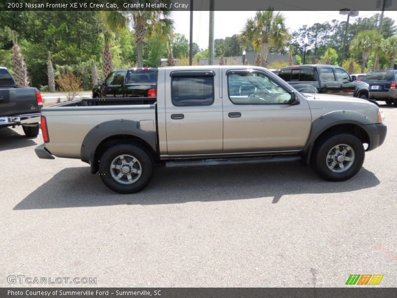 Granite Metallic / Gray 2003 Nissan Frontier XE V6 Crew Cab
