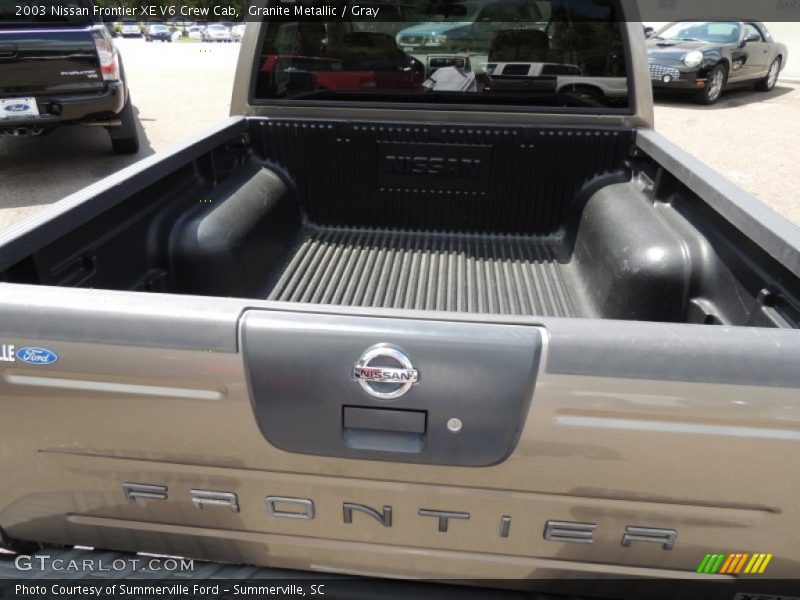 Granite Metallic / Gray 2003 Nissan Frontier XE V6 Crew Cab