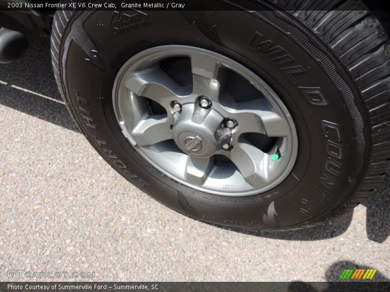 Granite Metallic / Gray 2003 Nissan Frontier XE V6 Crew Cab