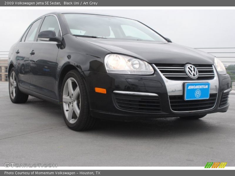 Black Uni / Art Grey 2009 Volkswagen Jetta SE Sedan
