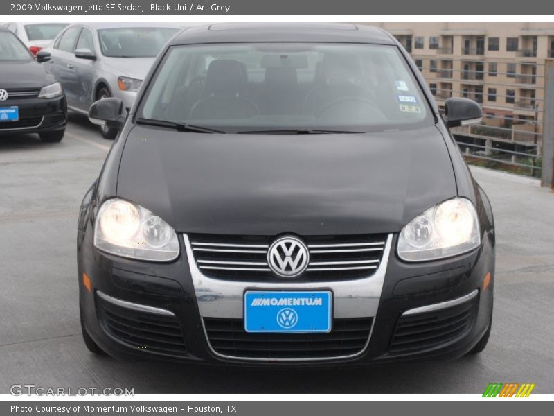 Black Uni / Art Grey 2009 Volkswagen Jetta SE Sedan