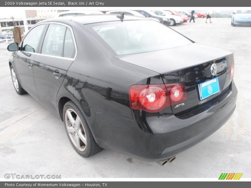 Black Uni / Art Grey 2009 Volkswagen Jetta SE Sedan