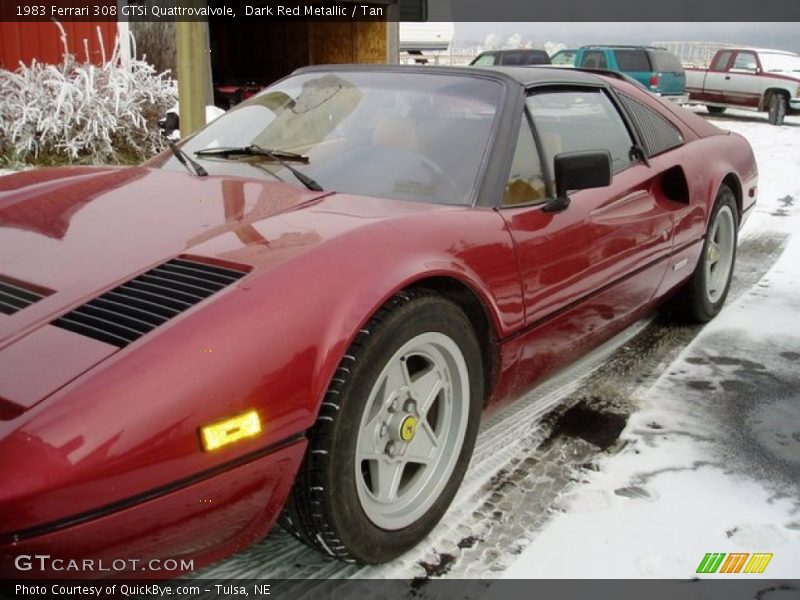 Dark Red Metallic / Tan 1983 Ferrari 308 GTSi Quattrovalvole