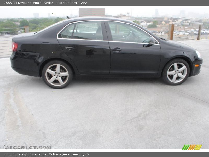 Black Uni / Art Grey 2009 Volkswagen Jetta SE Sedan