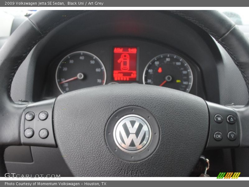 Black Uni / Art Grey 2009 Volkswagen Jetta SE Sedan