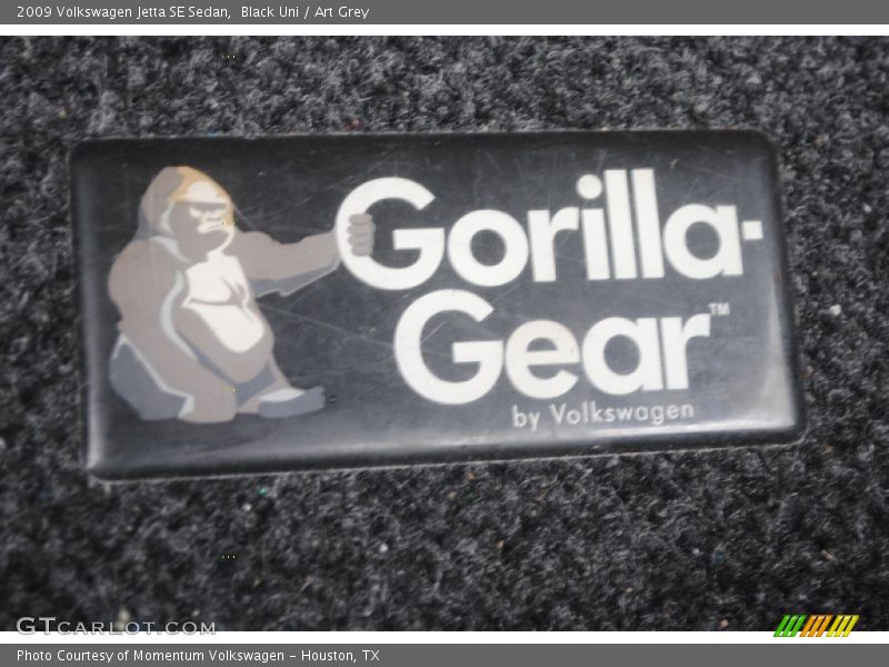 Black Uni / Art Grey 2009 Volkswagen Jetta SE Sedan