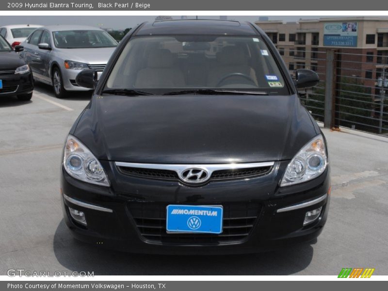 Black Pearl / Beige 2009 Hyundai Elantra Touring