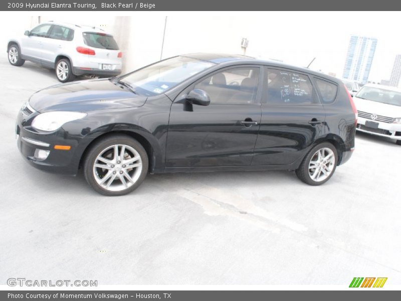 Black Pearl / Beige 2009 Hyundai Elantra Touring