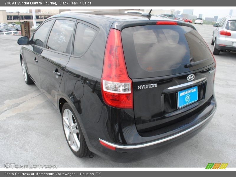 Black Pearl / Beige 2009 Hyundai Elantra Touring
