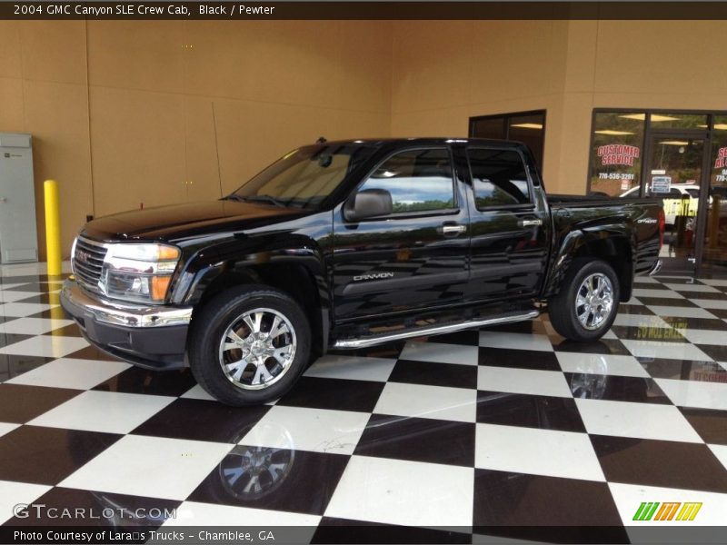 Black / Pewter 2004 GMC Canyon SLE Crew Cab