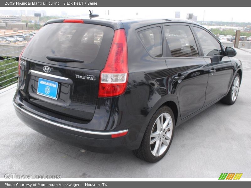 Black Pearl / Beige 2009 Hyundai Elantra Touring