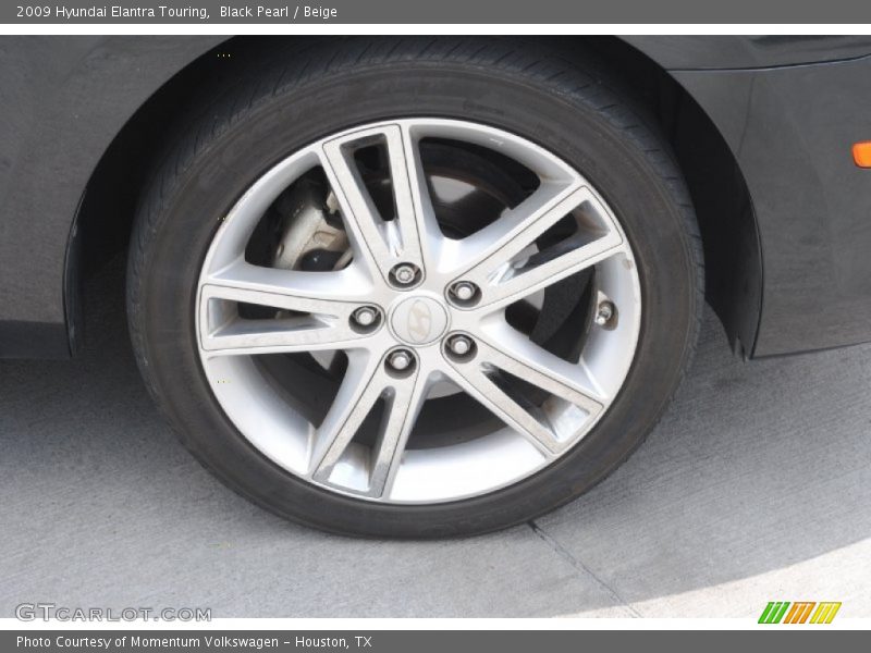 Black Pearl / Beige 2009 Hyundai Elantra Touring
