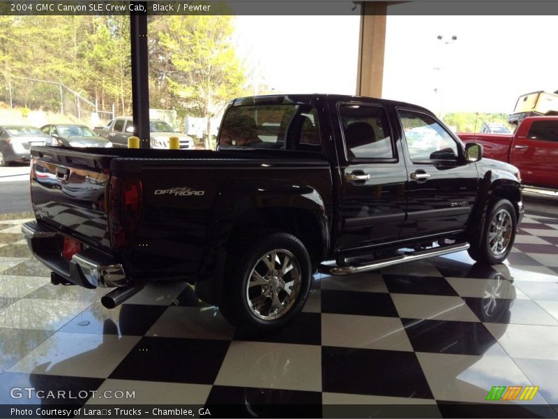 Black / Pewter 2004 GMC Canyon SLE Crew Cab