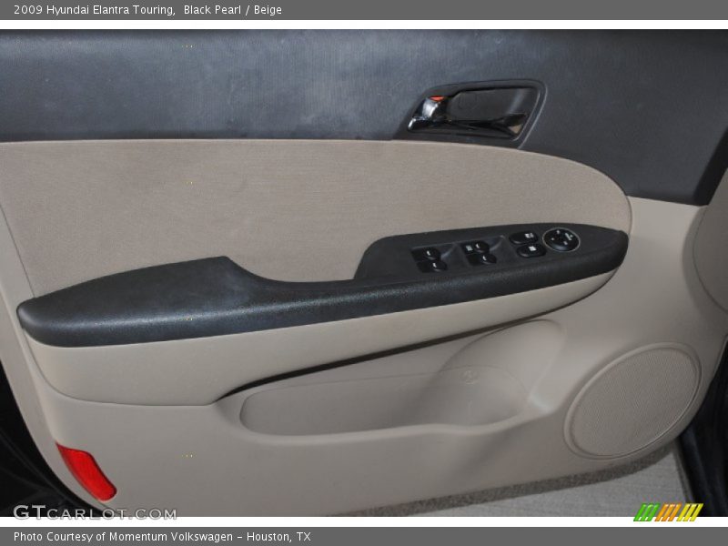 Black Pearl / Beige 2009 Hyundai Elantra Touring