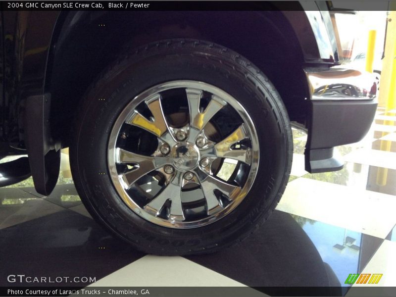 Black / Pewter 2004 GMC Canyon SLE Crew Cab