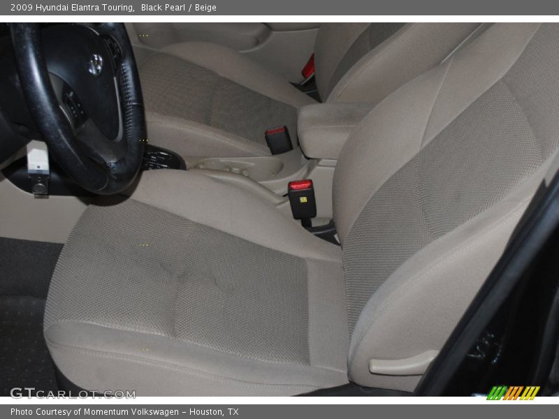 Black Pearl / Beige 2009 Hyundai Elantra Touring