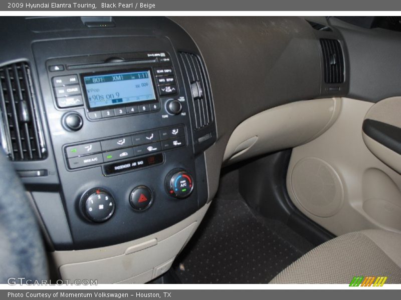 Black Pearl / Beige 2009 Hyundai Elantra Touring