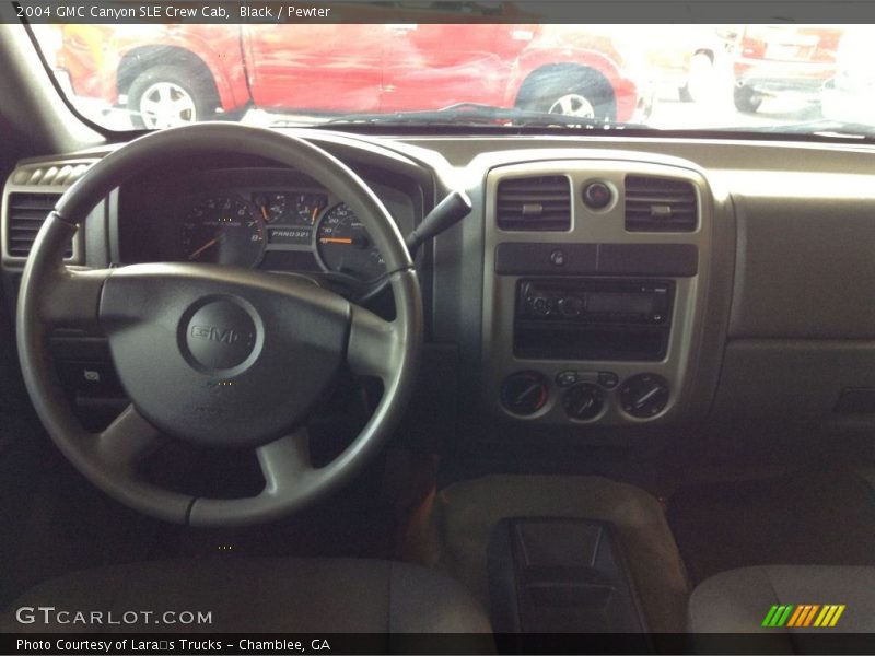 Black / Pewter 2004 GMC Canyon SLE Crew Cab