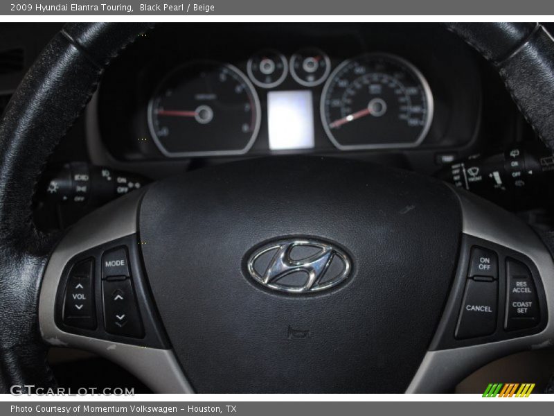 Black Pearl / Beige 2009 Hyundai Elantra Touring