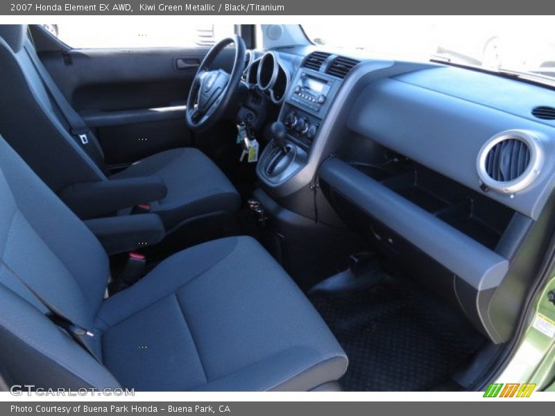 Kiwi Green Metallic / Black/Titanium 2007 Honda Element EX AWD
