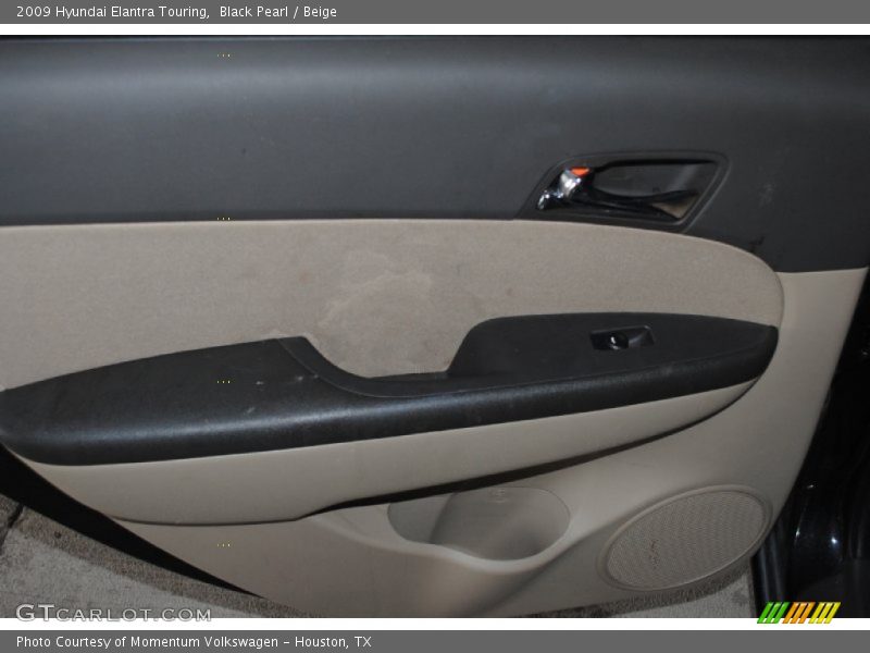 Black Pearl / Beige 2009 Hyundai Elantra Touring