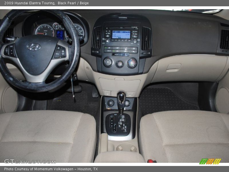 Black Pearl / Beige 2009 Hyundai Elantra Touring