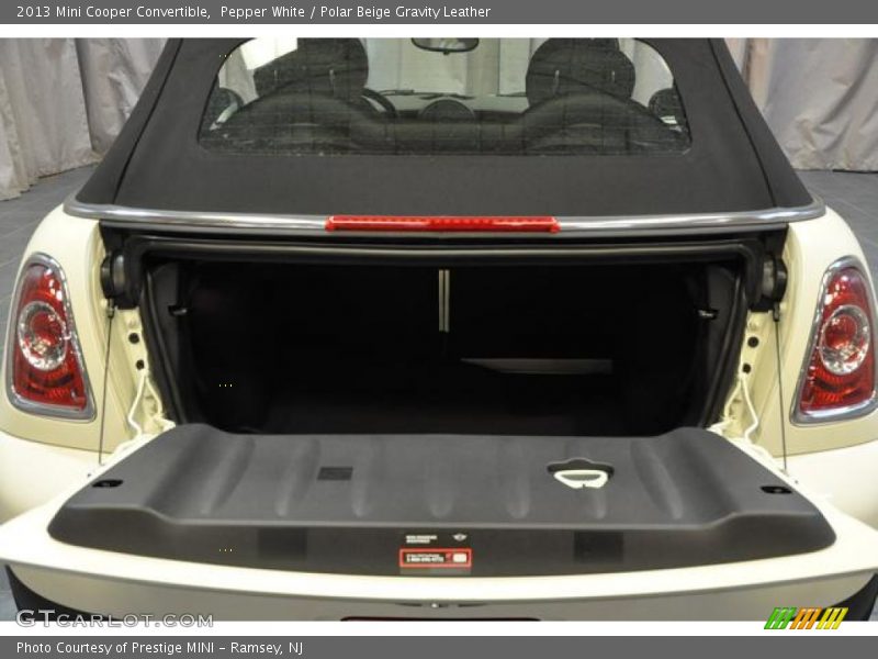 Pepper White / Polar Beige Gravity Leather 2013 Mini Cooper Convertible