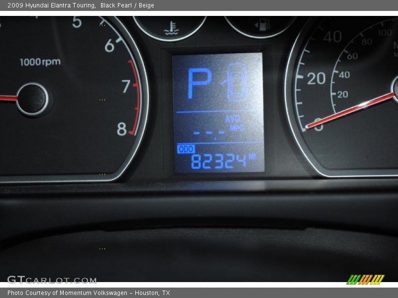 Black Pearl / Beige 2009 Hyundai Elantra Touring