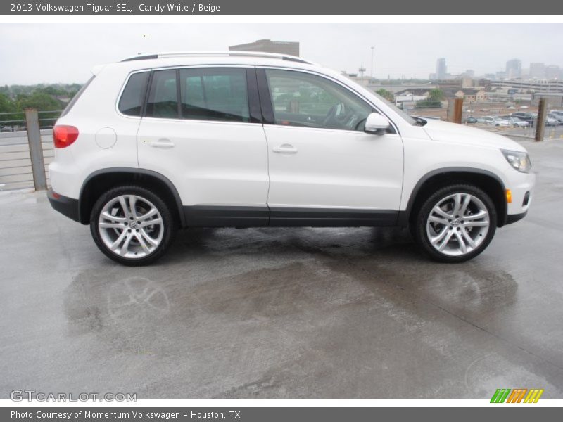 Candy White / Beige 2013 Volkswagen Tiguan SEL