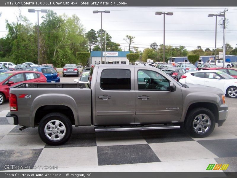 Steel Gray Metallic / Ebony 2012 GMC Sierra 1500 SLT Crew Cab 4x4