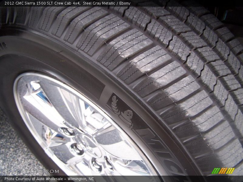 Steel Gray Metallic / Ebony 2012 GMC Sierra 1500 SLT Crew Cab 4x4