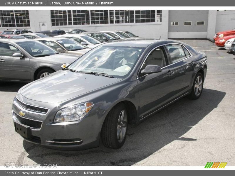 Dark Gray Metallic / Titanium 2009 Chevrolet Malibu LT Sedan