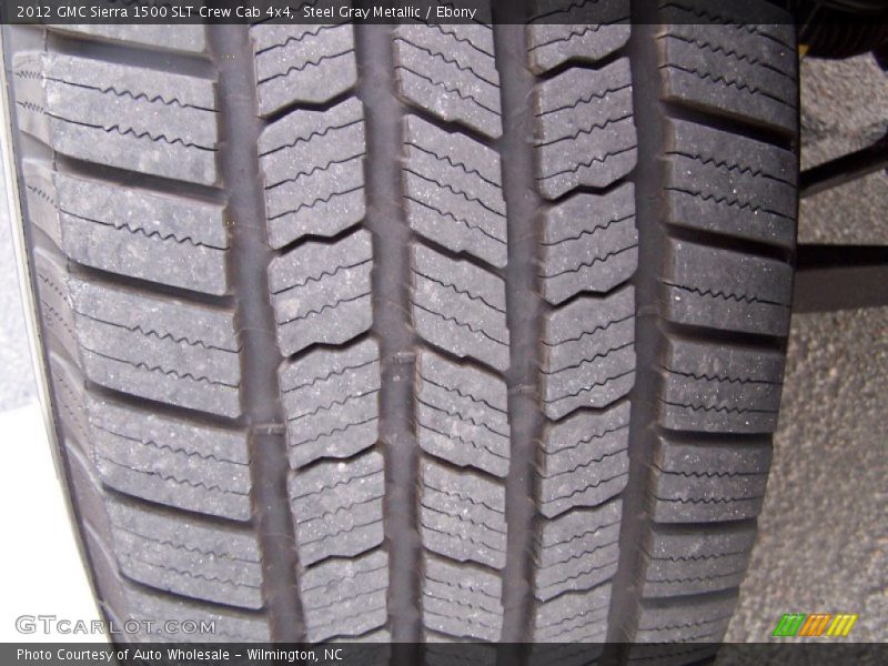 Steel Gray Metallic / Ebony 2012 GMC Sierra 1500 SLT Crew Cab 4x4