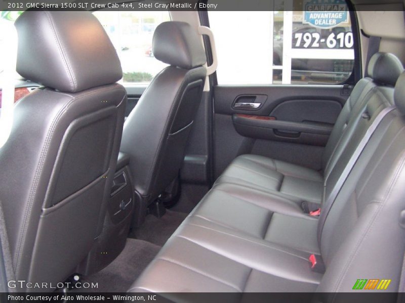 Steel Gray Metallic / Ebony 2012 GMC Sierra 1500 SLT Crew Cab 4x4