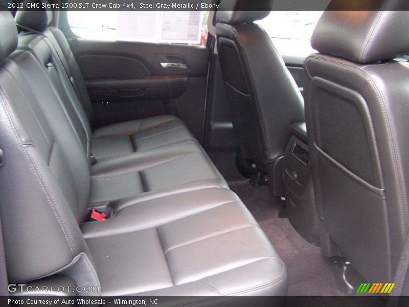 Steel Gray Metallic / Ebony 2012 GMC Sierra 1500 SLT Crew Cab 4x4