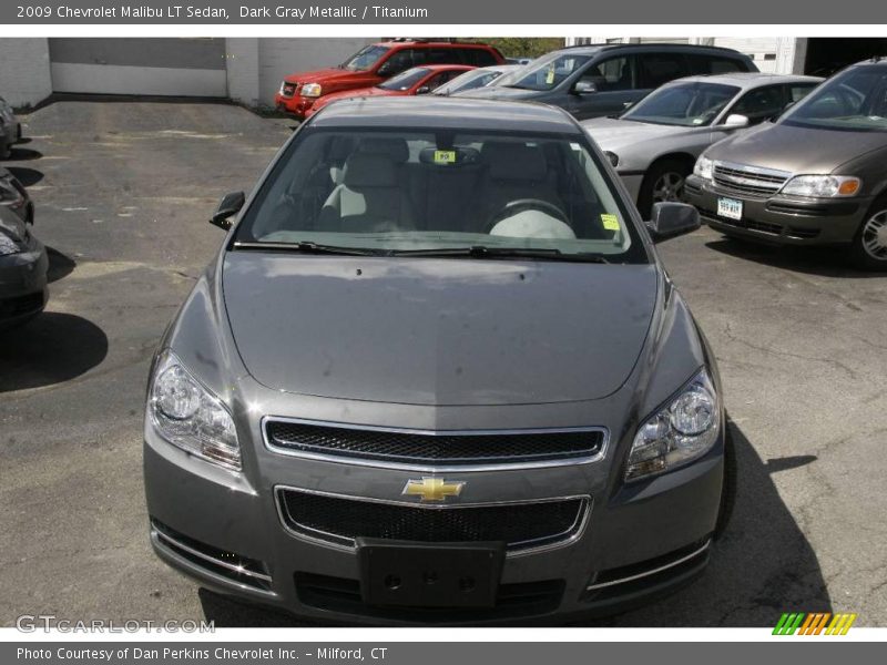 Dark Gray Metallic / Titanium 2009 Chevrolet Malibu LT Sedan