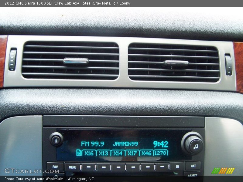 Steel Gray Metallic / Ebony 2012 GMC Sierra 1500 SLT Crew Cab 4x4