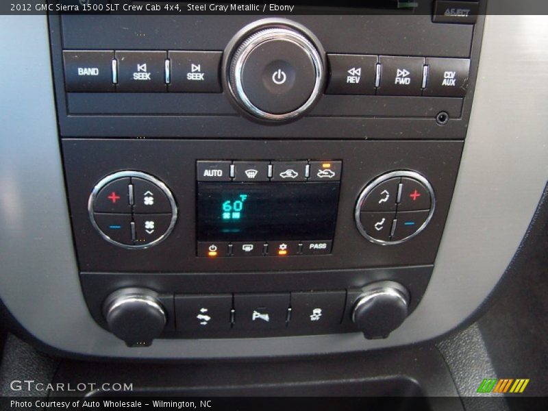 Steel Gray Metallic / Ebony 2012 GMC Sierra 1500 SLT Crew Cab 4x4