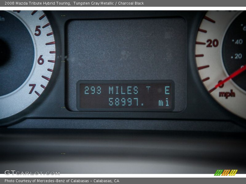 Tungsten Gray Metallic / Charcoal Black 2008 Mazda Tribute Hybrid Touring