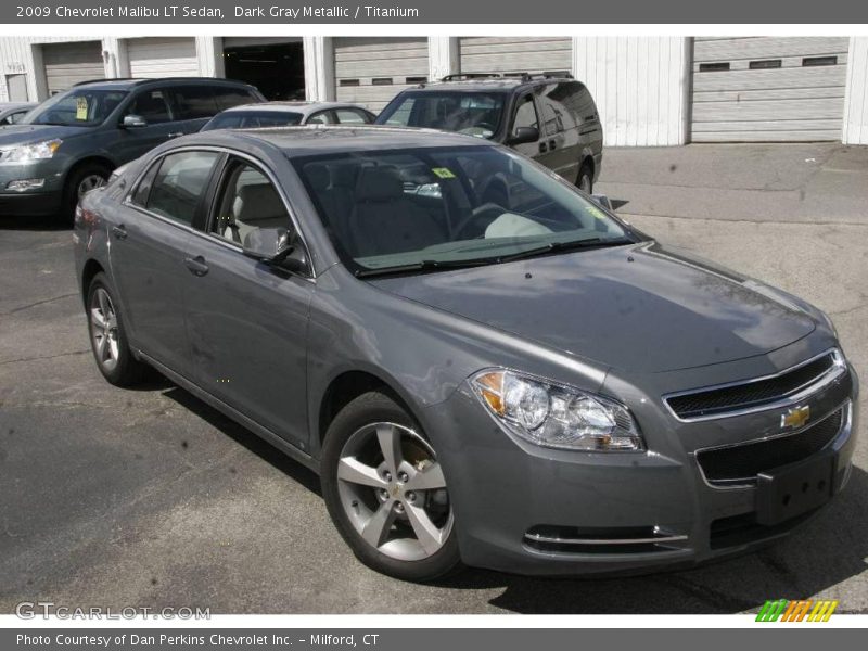 Dark Gray Metallic / Titanium 2009 Chevrolet Malibu LT Sedan