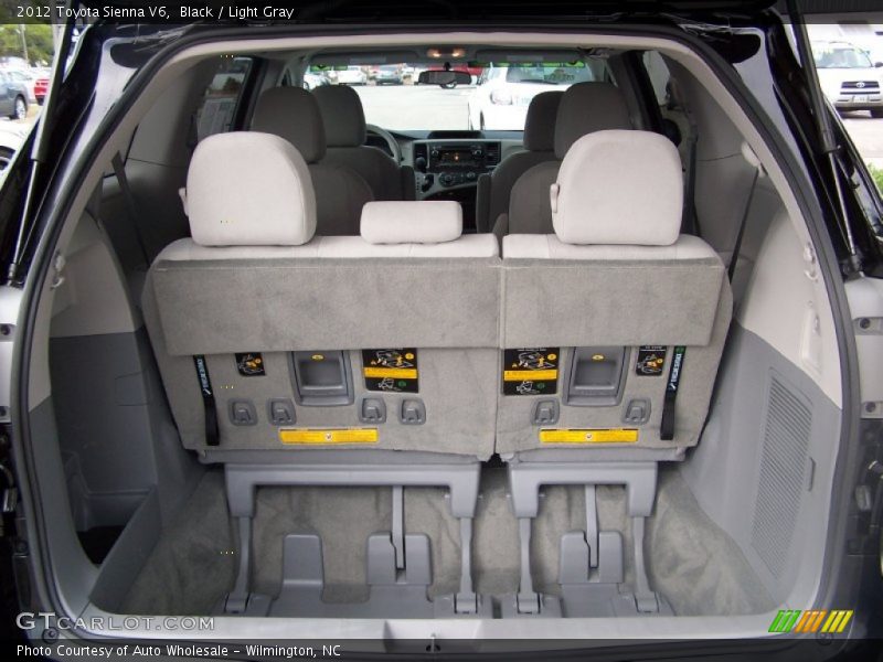 Black / Light Gray 2012 Toyota Sienna V6